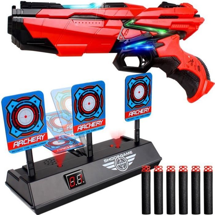 2€05 sur Stillcool® Cible électronique compatible avec pistolets Nerf  N-Strike Elite/Mega jouet - Equipement tir à l'arc - Achat & prix