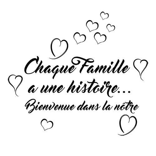Stickers Muraux Citation Famille Cdiscount
