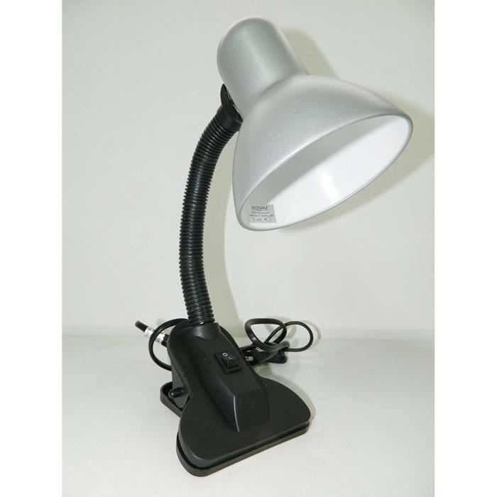 Lampe De Bureau Chevet Gris A Clipser Flexible A Pince Souple Table De Nuit Lecture Achat Vente Lampe De Bureau Chevet Gris Soldes Sur Cdiscount Des Le 20 Janvier Cdiscount