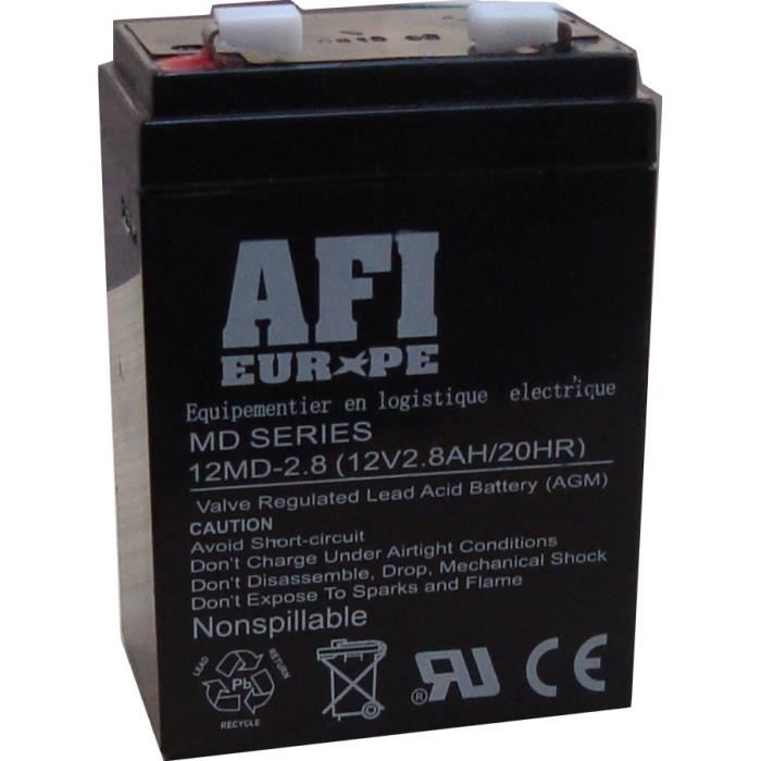 Paquet De Batterie Au Lithium 12V 2800mAh Avec Fonction Rechargeable Modele 0010202