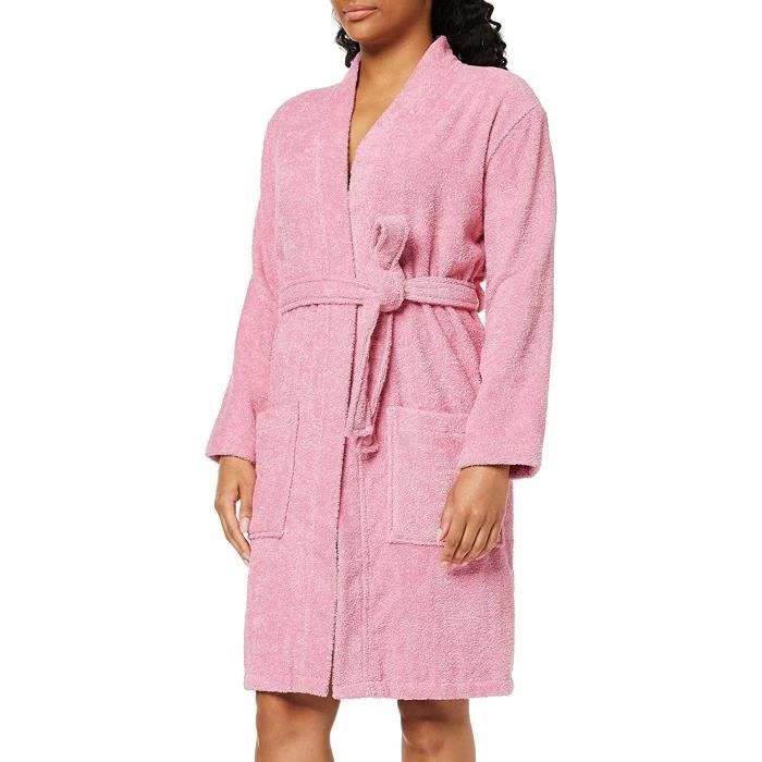 Peignoir court femme best sale eponge