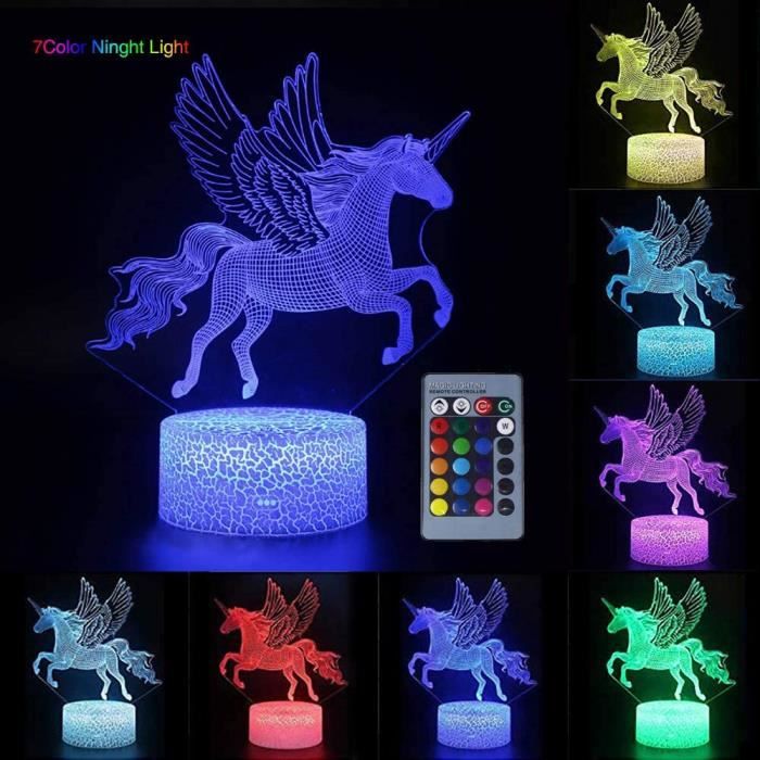 Football Veilleuse Enfant 3D Lampe Optique Decoration Chambre 16 Couleurs Cadeau d'anniversaire Noël pour Fan de Ballon de Foot - Maison