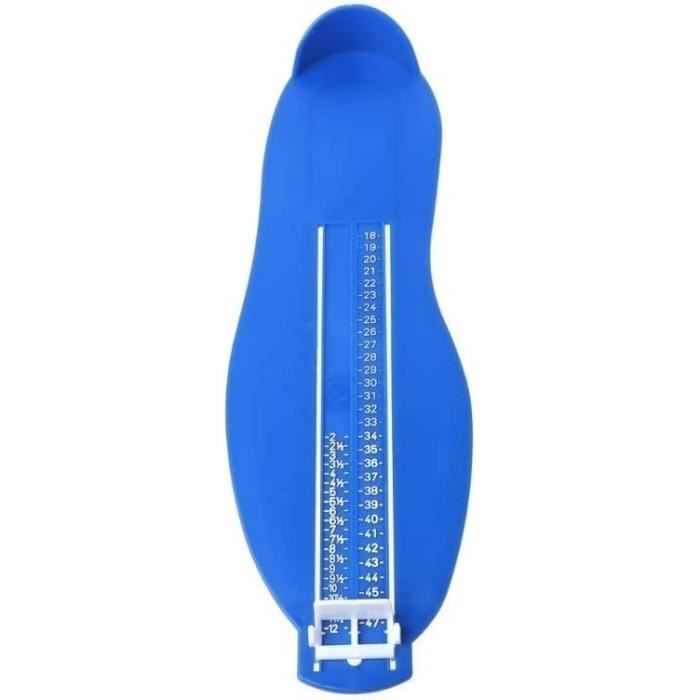 Mesureur De Pied Vert Pour Enfants/adultes - Plastique écolo, Plage 8-20 Cm, Portable, Tableau Des Tailles