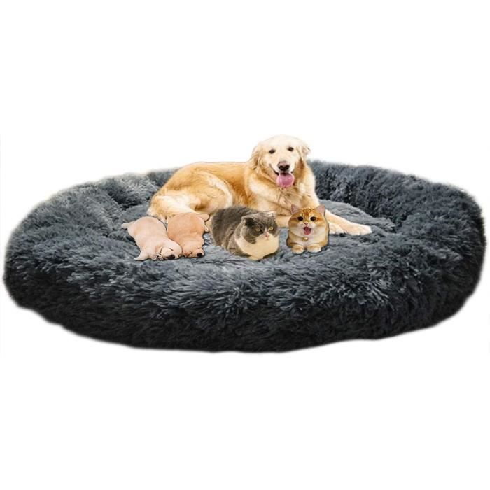 Lit Apaisant Comfy pour Chien Moelleux Coussin Chien Chat Rond Doux en Peluche Lavable 70CM Panier pour Chien Petit Moyen Taille G.C Puppy Love Panier Chien Anti Stress 