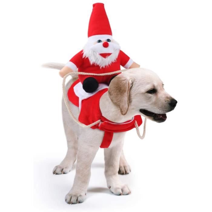 Textiles et accessoires pour chiens Idepet Manteau pour Chien Noel, Manteau  Chien Petite Taille avec Le Père Noël sur So 8414 - Cdiscount