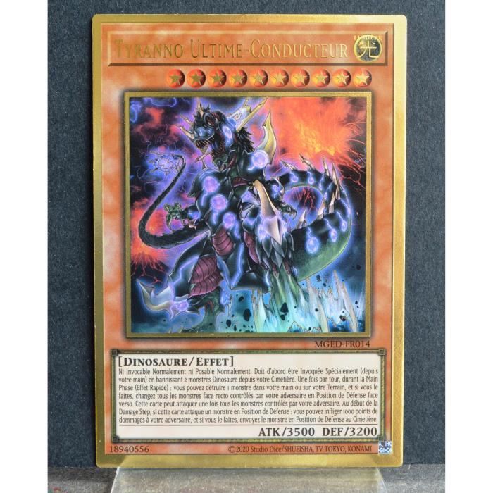 Carte YU-GI-OH MGED-FR014 Tyranno Ultime-Conducteur 2ED NEUF FR ...