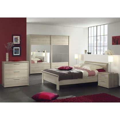 Chambre A Coucher Adulte Complete Fanny 180x200cm Achat Vente