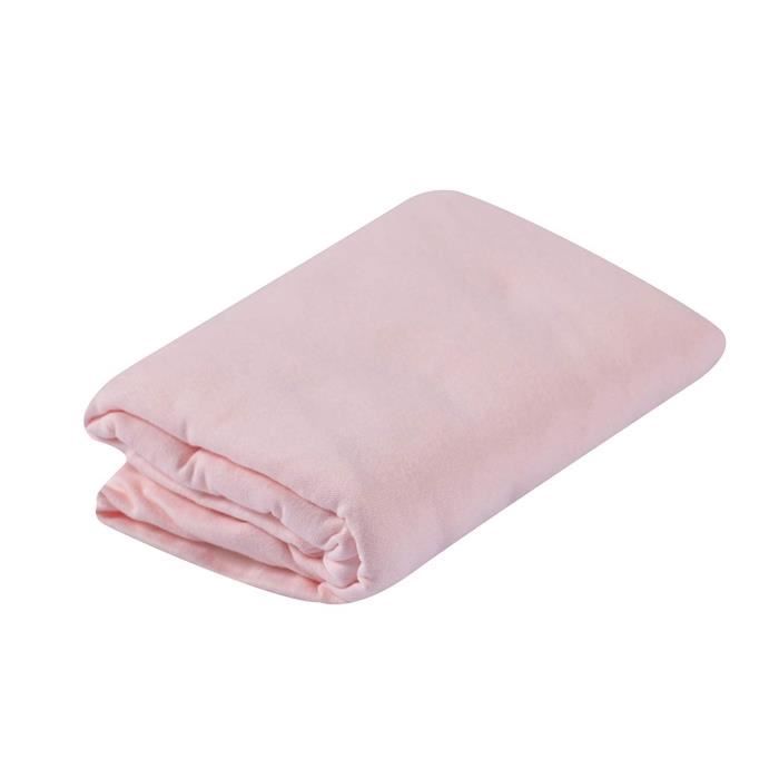 DOUX NID Drap-housse en jersey - Rose poudré 60x120 cm