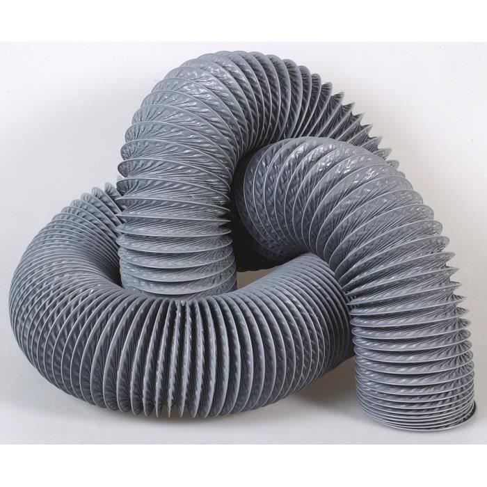 AUTOGYRE - Gaine souple PVC Ø125 mm x 6 m gris