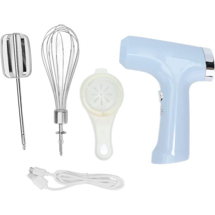 Batteur - fouet,Mini batteur à œufs électrique en acier inoxydable ABS