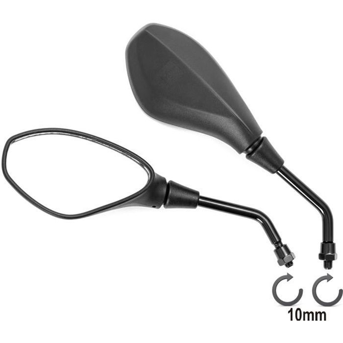 Paire de rétroviseur exago 10 mm Pour Motos Borile Cagiva Can-Am Daelim Paire de rétroviseur exago 10 mm Pour Motos Borile Cagiva Can-Am Daelim
