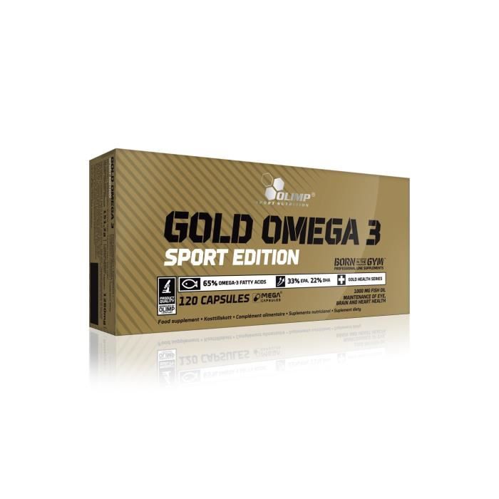 L'UN DES MEILLEURS COMPLÉMENTS À L'OMEGA 3 SUR LE MARCHÉ: 1000 mg d'huile  de poisson par gélule Contient 33% d'acide - Cdiscount Santé - Mieux vivre