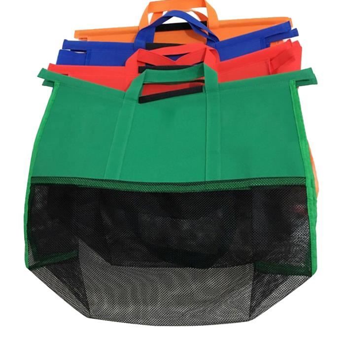 4 Pcs Sac De Rangement Pour Les Courses Achat Vente Sac