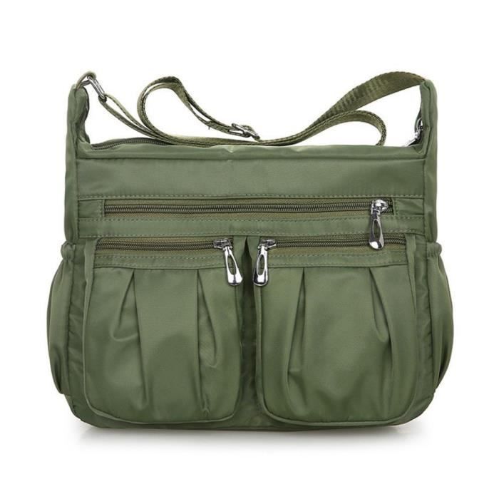 Sac à Main Femme 28x12x22cm Sac Bandoulière Femme En Cuir Grande Capacité Sac Fourre-tout Avec Sangle Réglable Pour Voyage Beige Beige - Bagagerie - Maroquinerie