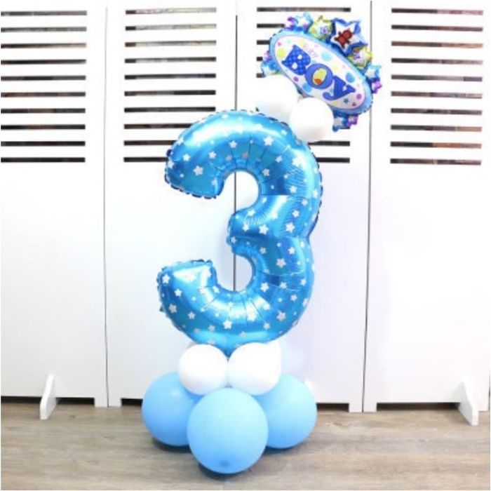 Kit Ballon Anniversaire Chiffre 3 Garcon Bleu Couleur Bleu Cdiscount Maison Kit Ballon Anniversaire Chiffre 3 Garcon Bleu Couleur Bleu Cdiscount Maison