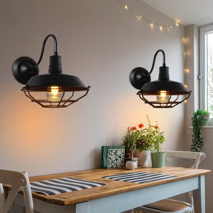 Support D'ampoule TOPINCN E27 - Style Vintage, Rotation 180° - Pour Plafonnier, Lampe Murale - Noir, Blanc, Argent - 6