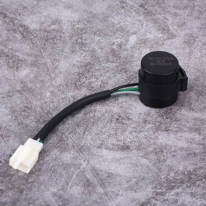 Relais Clignotant 3 Broches Pour Moto GY6 50-250cc - Scooter, ATV, Cyclomoteur, 12V