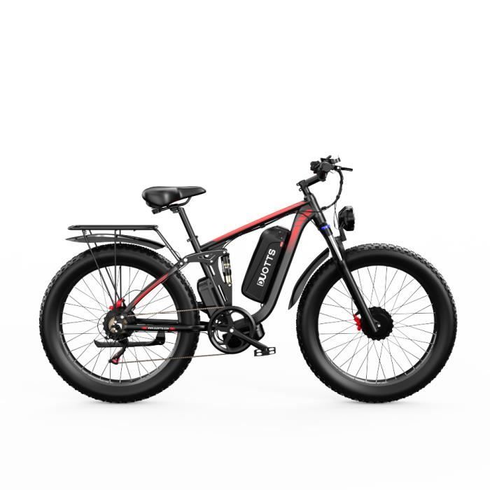 Vélo électrique DUOTTS S26 Écran couleur VTT 1500W Batterie 48V 20AH 120 km FAT BIKE 4.0*26