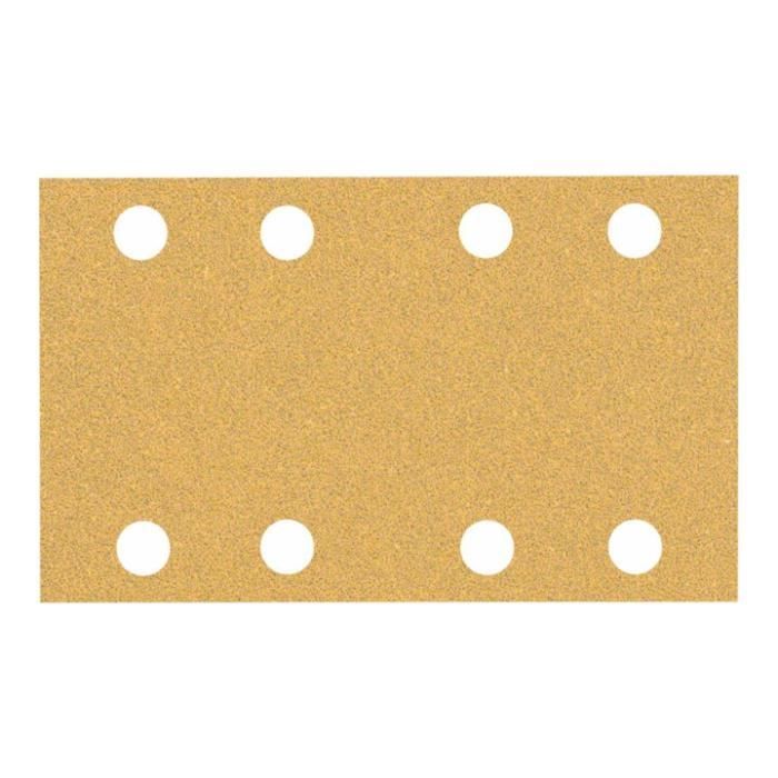 Papier abrasif BOSCH PROFESSIONAL C470 80 x 133 mm G 60 8 trous - vue 2