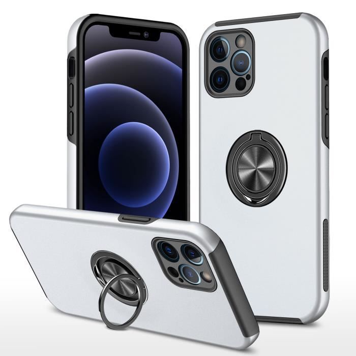 Coque Avec Anneau Rotatif 360° Pour IPhone 17 Pro 6,3" - Compatible MagSafe - Bouton Contrôle Caméra Et Support Intégré