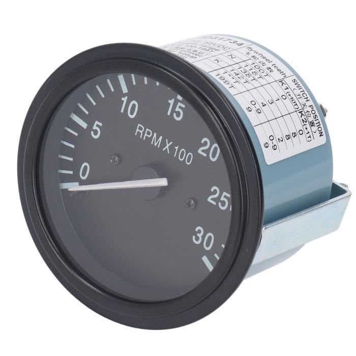 Tachymètre Numérique Tachymètre à Moteur à Contact Tachymètre à Vitesse Numérique 0.5 ~ 19999RPM Capteur Intelligent AR925