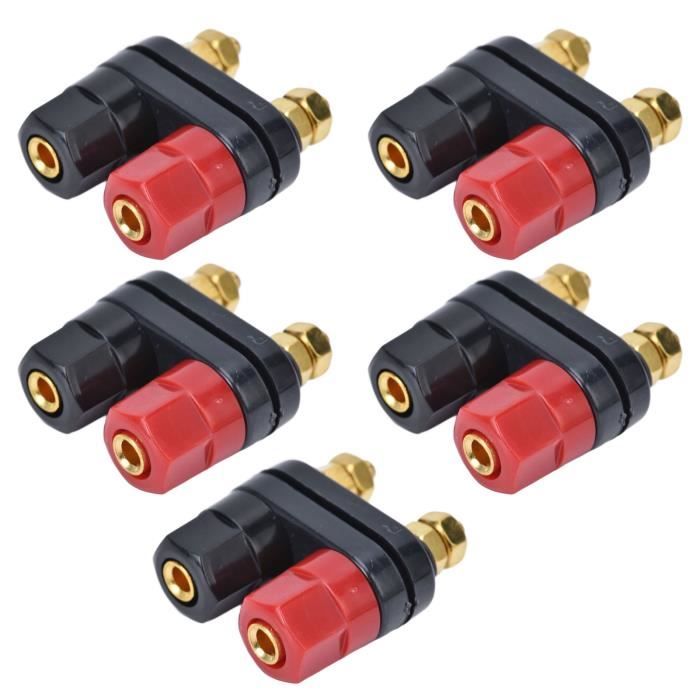 Lot De 5 Adaptateurs Spigot En Cuivre Plaqué Or - Double Pas Mâle 1/4 Et 3/8, Pour éclairage Studio - 8