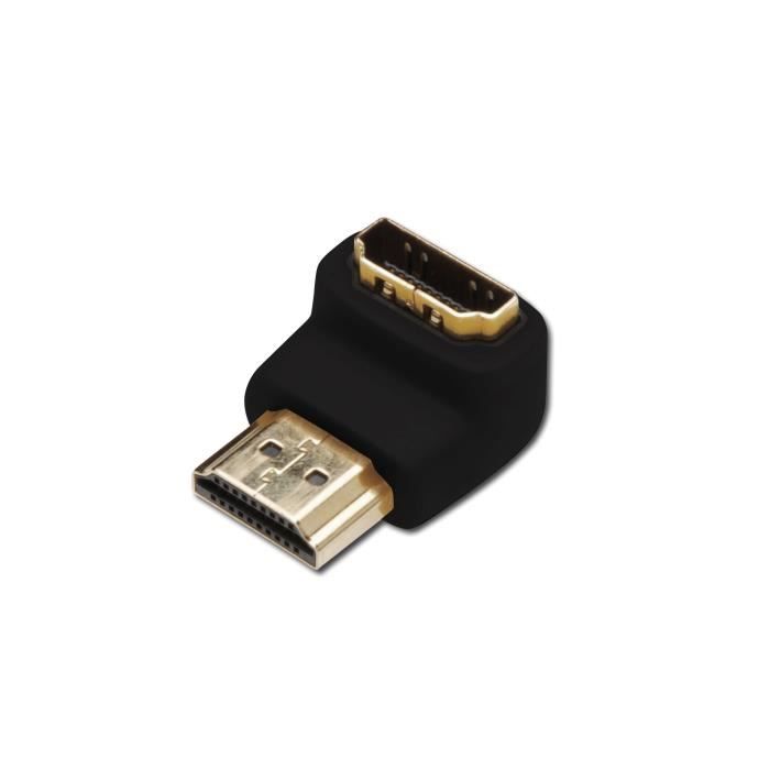HDMI Adaptateur Type A 90° angle M/F. comp. to fo