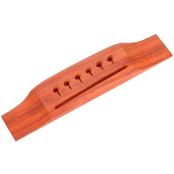 Alnicov Archtop Jazz Guitar Bridge 6 cordes palissandre roues