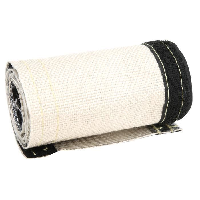 Gaine Thermique En Fibre De Verre Aluminisé - 1 Mètre, Diamètre 40 Mm, Résiste Jusqu'à 550°C | Protection Pour Câbles Et Tuyaux Contre La Chaleur - 8