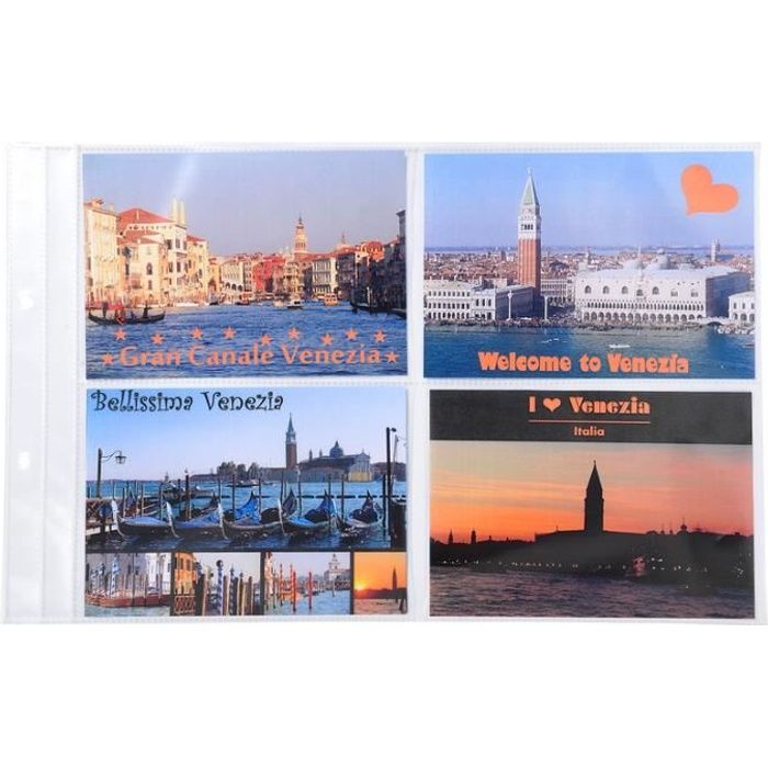 Sachet De 10 Pochettes Pour Classeur De Cartes Postales Achat Vente Pochette Plastique Sachet De 10 Pochettes Pour Cdiscount