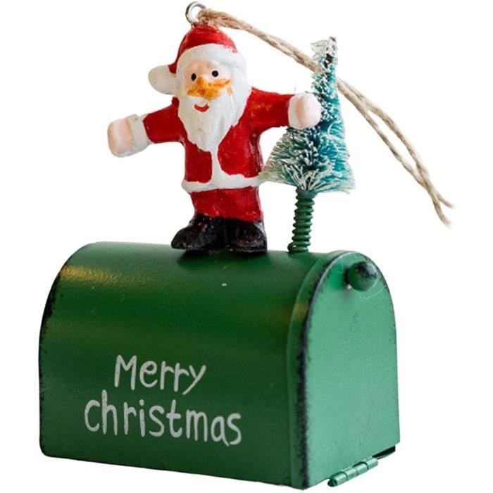 Lampe LED Musicale De Noël En Forme De Boîte Aux Lettres - Mélodies De Fête, Alimentation USB Ou Piles, Décoration De Table - 2