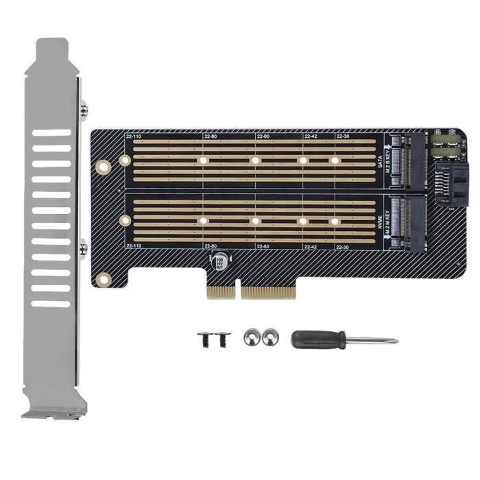 WANGCL 4 In 1 NVME PCIe Converter M.2 M-Key Naar PCIe 16x Met Koelventilator Voor Desktop PC