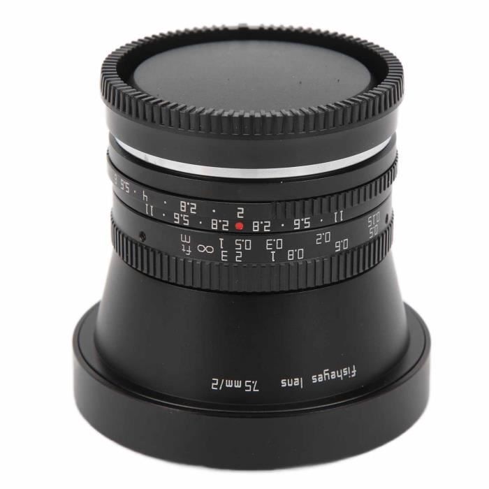 Meike Obiettivo Fisheye circolare a messa a fuoco manuale da 3,5 mm f2.8 a 220 gradi compatibile con fotocamere Olympus Panasonic Lumix M4/3 MFT GH4 GH5 GH6 OM-1