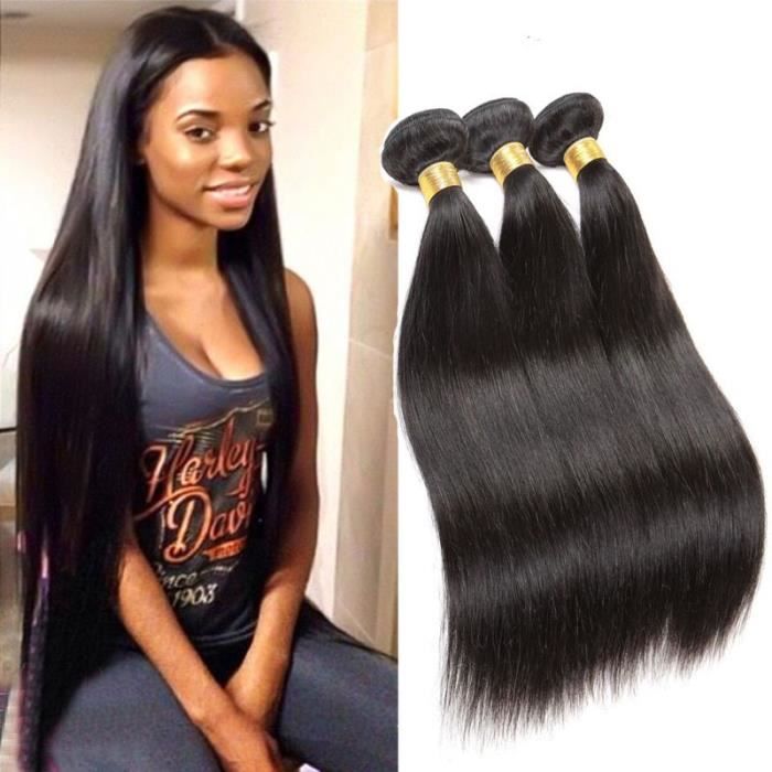 3 Piece Tissage Cheveux Humain Peruvien Naturel Lisse 28 30 32 Pouces 100g Piece Cdiscount Au Quotidien