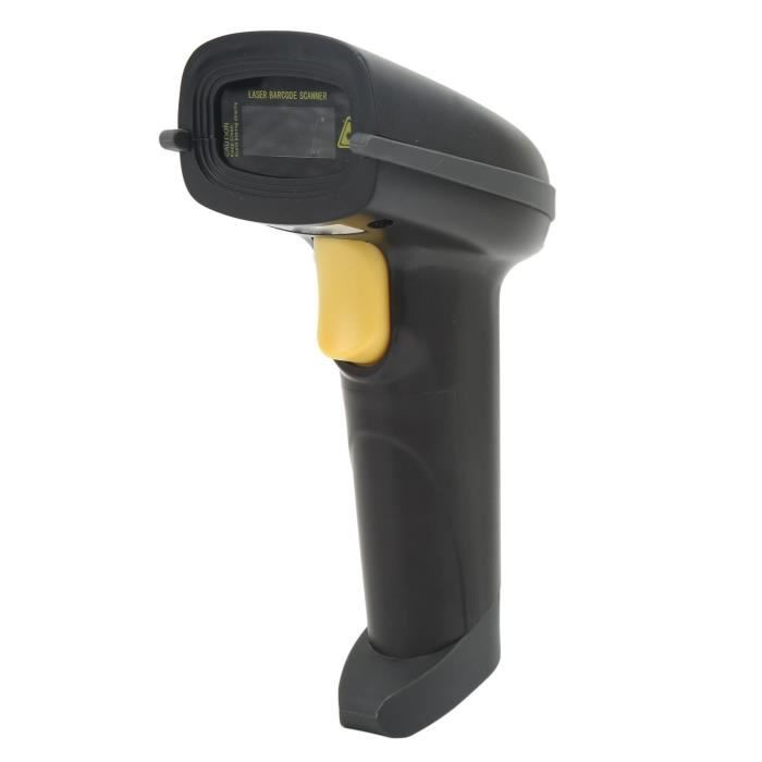 Scanner Codes-Barres Laser Équip Sans Fil 1D Longue Portée - Support Inclus - Idéal Pour Magasins, Entrepôts - 4