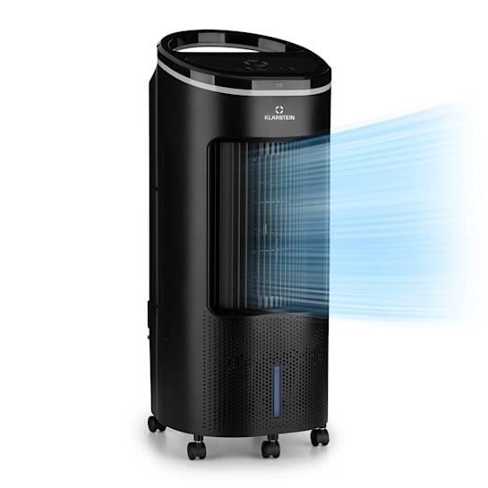 Rafraîchisseur d'air - Klarstein IceWind Plus Smart 4-en-1 - Ventilateur Humidificateur d'air - Contrôle par application - Noir