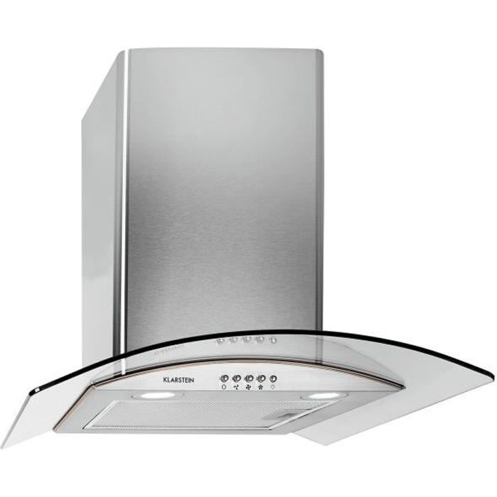 Klarstein Hotspot Hotte Aspirante Murale Encastrable 60cm En Acier Inoxydable Extraction 610 M H Mode Recyclage Possible Achat Vente Hotte Cdiscount