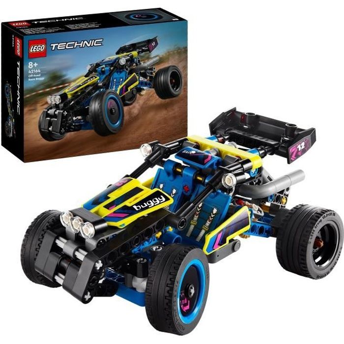 LEGO® 42164 Technic Le Buggy Tout-Terrain de Course Véhicule de Rallye Jouet de Construction de Voiture de Course