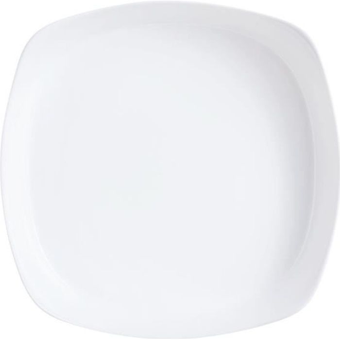 Plat carré - Luminarc - Carine - 29x29 cm - Verre - Compatible lave-vaisselle et four traditionnel Plat carré - Luminarc - Carine - 29x29 cm - Verre - Compatible lave-vaisselle et four traditionnel