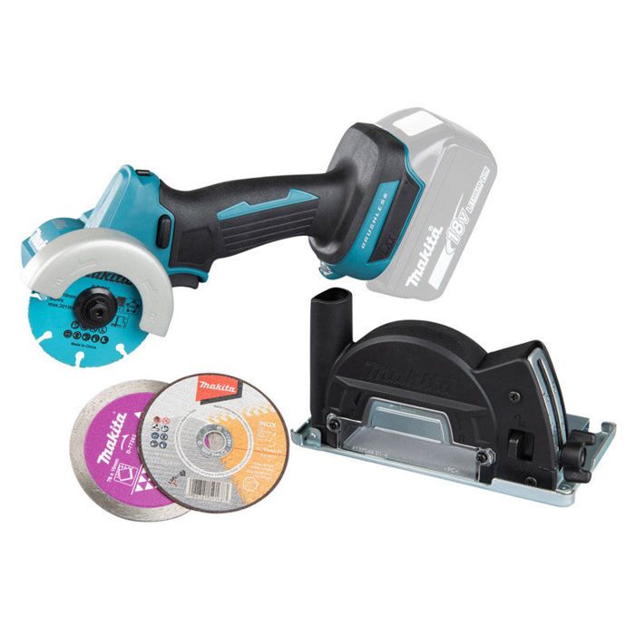 Makita DMC 300 Z Meuleuse d'angle sans fil 18 V 76 mm Brushless Solo sans batterie sans chargeur - vue 3