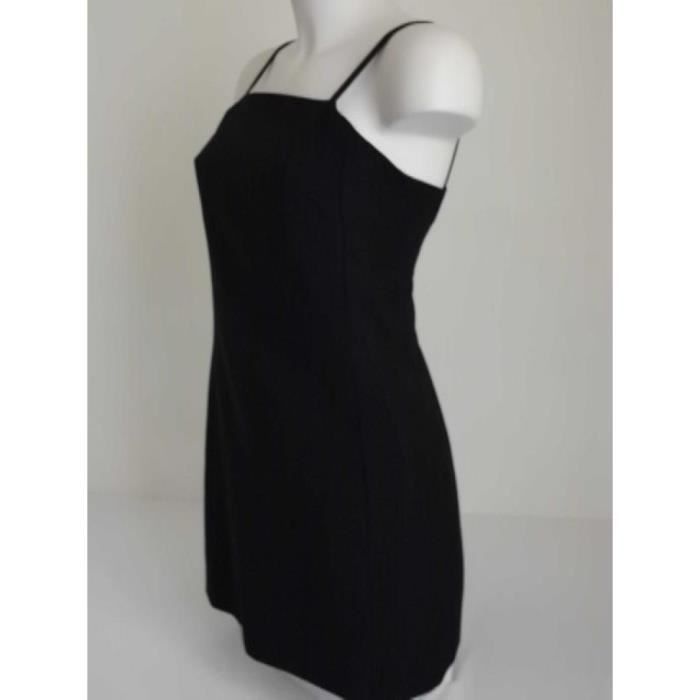 robe noire et blanche mango
