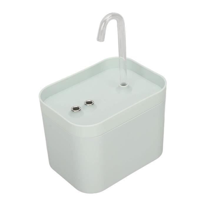 Comparer les prix de minifinker Fontaine d'eau pour chat Fontaine d'eau automatique pour chat et chien, 1,5 l, animalerie convalescence Bleu gris