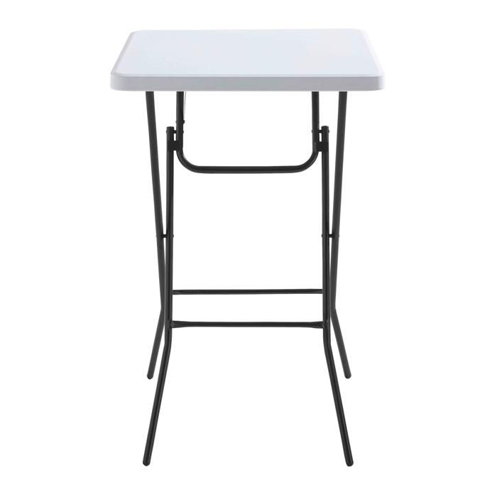 mange debout carre pliant table haute de bar cdiscount maison