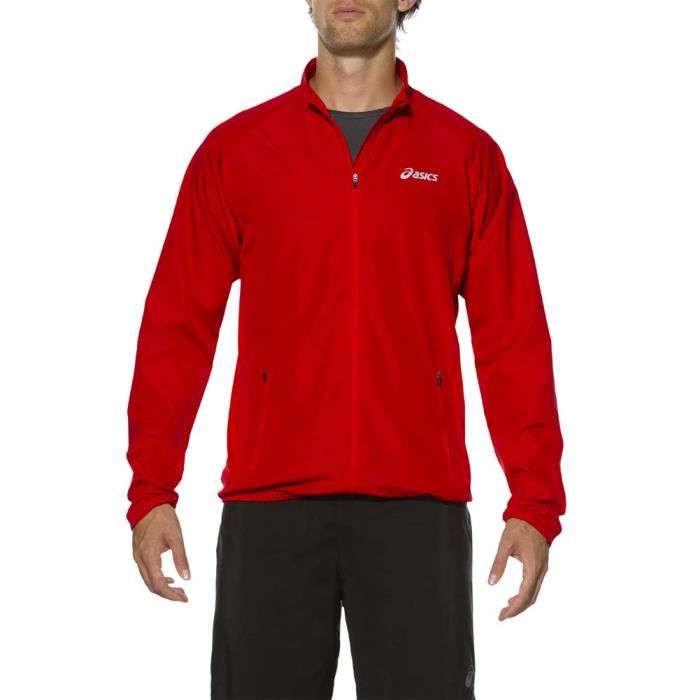 veste asics rouge