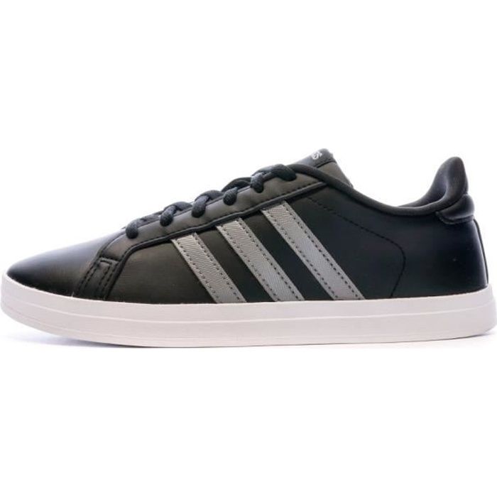 Baskets Femme Adidas Courtpoint - Noir - Tige Synthétique - Lacets