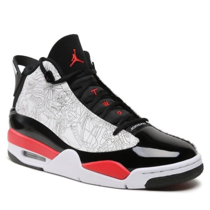 Chaussures NIKE Air Jordan Dub Zero Rouge Noir Blanc Homme
