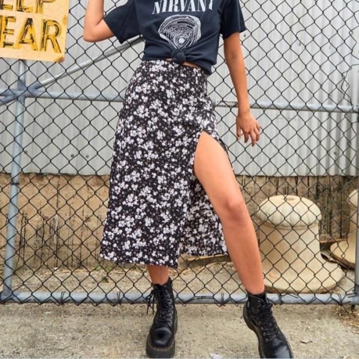 Jupe best sale fendue femme