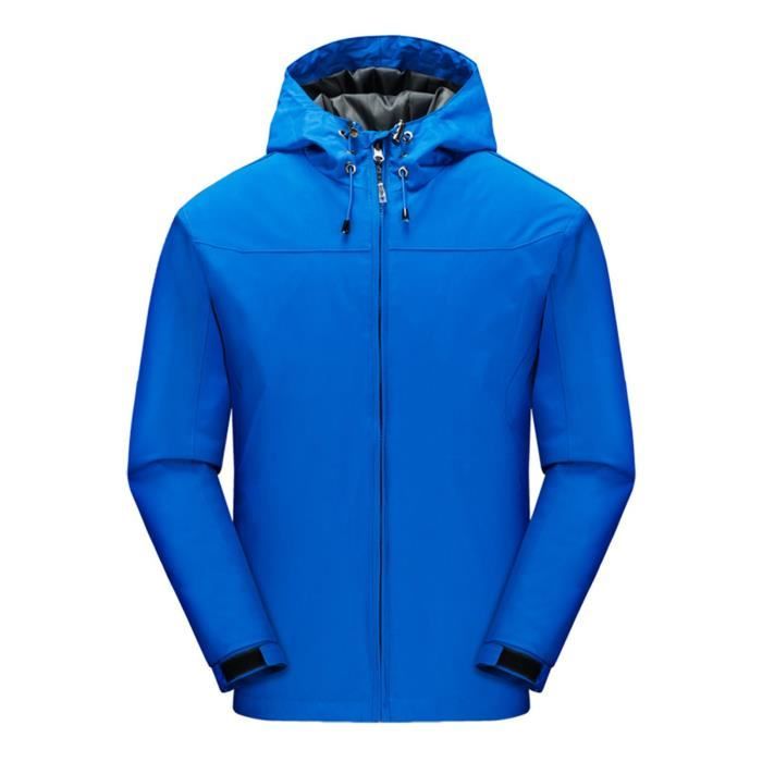 Doudoune Longue Homme Imperméable Et Chaude - Parka D'Hiver à Capuche, Coupe-Vent - 7