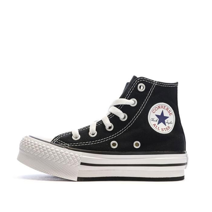 CONVERSE CHUCK TAYLOR ALL STAR EVA LIFT SNEAKERS NERO BAMBINO 372859C (27 - NERO)