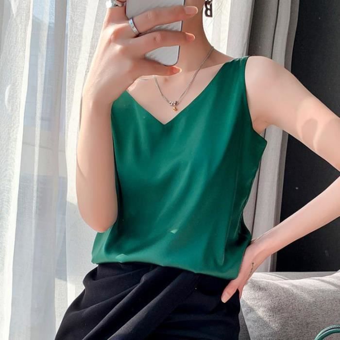 Debardeur store femme soie